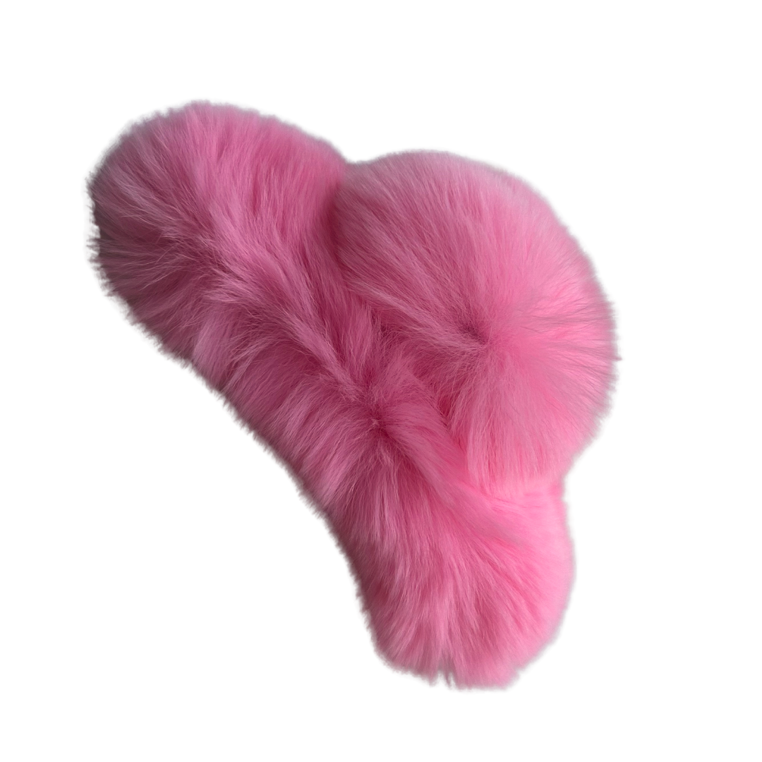 Pink Fluffy Claw Clip