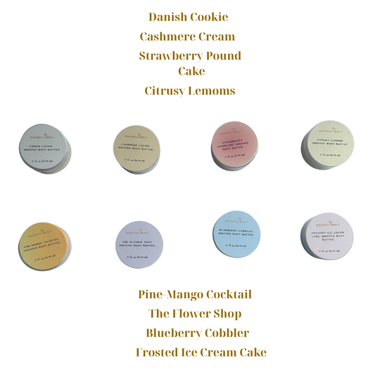Mini .5 oz Scented Whipped Body Butter